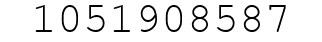 Number 1051908587.