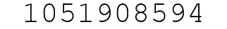 Number 1051908594.