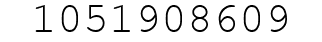 Number 1051908609.