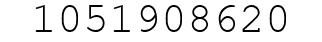 Number 1051908620.