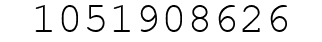 Number 1051908626.