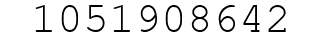 Number 1051908642.