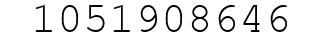 Number 1051908646.