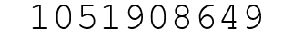 Number 1051908649.