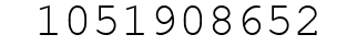 Number 1051908652.