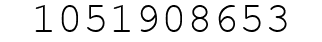 Number 1051908653.