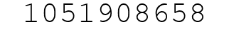 Number 1051908658.