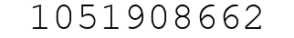 Number 1051908662.