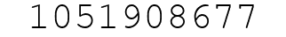 Number 1051908677.