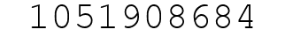 Number 1051908684.