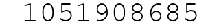 Number 1051908685.
