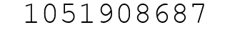Number 1051908687.