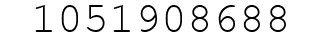 Number 1051908688.