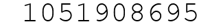 Number 1051908695.