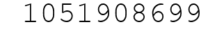 Number 1051908699.