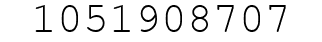 Number 1051908707.