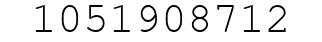 Number 1051908712.