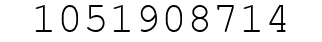 Number 1051908714.
