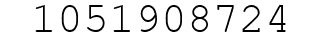 Number 1051908724.