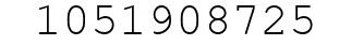 Number 1051908725.
