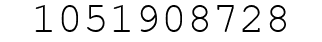 Number 1051908728.