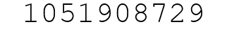 Number 1051908729.