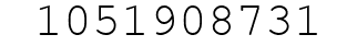 Number 1051908731.