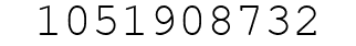 Number 1051908732.