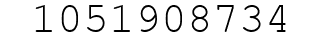 Number 1051908734.