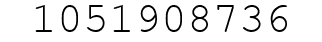 Number 1051908736.