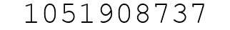 Number 1051908737.