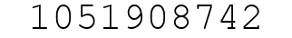 Number 1051908742.