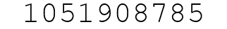 Number 1051908785.