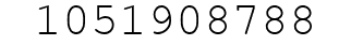 Number 1051908788.