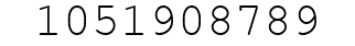 Number 1051908789.