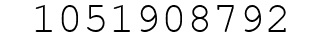 Number 1051908792.