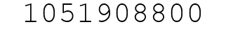 Number 1051908800.