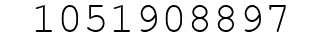 Number 1051908897.