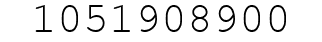 Number 1051908900.