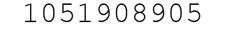 Number 1051908905.