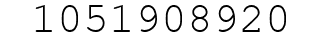 Number 1051908920.