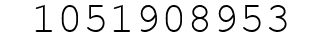 Number 1051908953.