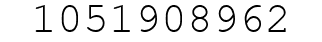 Number 1051908962.