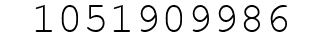 Number 1051909986.