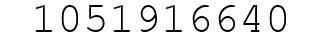 Number 1051916640.