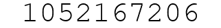Number 1052167206.