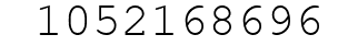 Number 1052168696.
