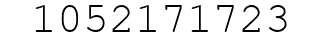 Number 1052171723.