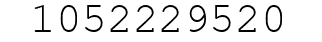 Number 1052229520.