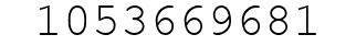 Number 1053669681.